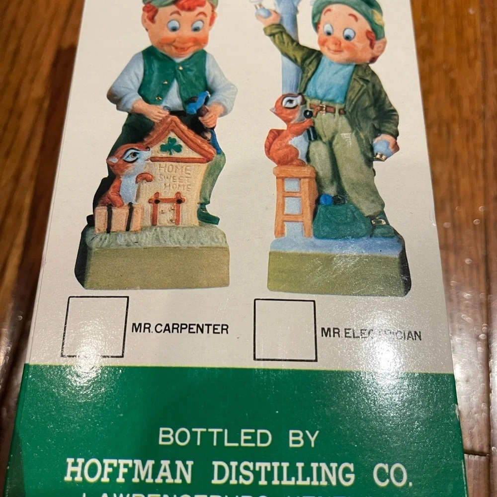 Hoffman Decanter Electrician Vintage 1970’s and Brown Squirrel